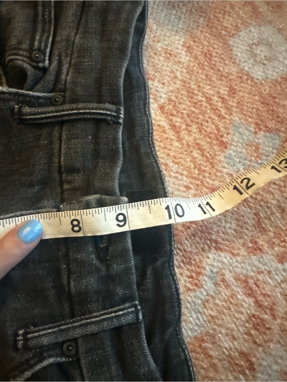 Mother the looker ankle fray stargazing wash skinny jeans cotton stretch size 25 - Picture 10 of 11